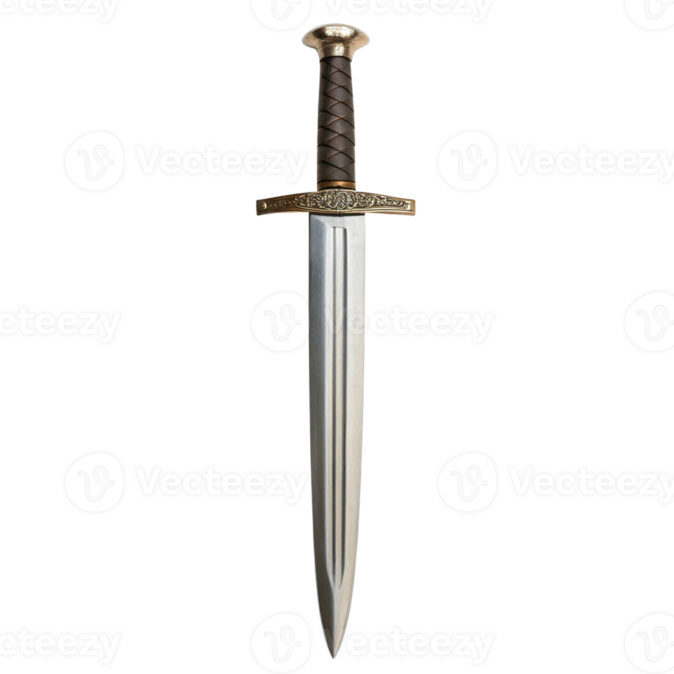 Xiphos short sword isolated on transparent background png