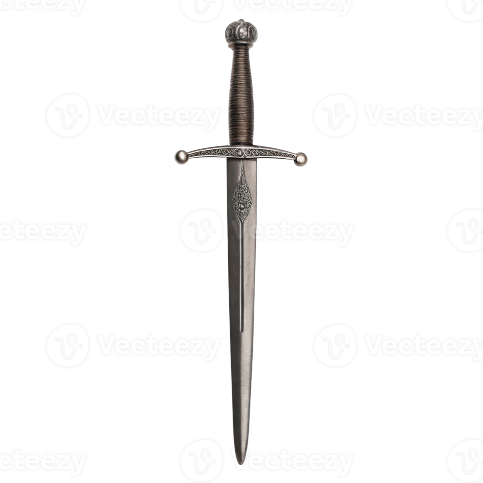 Parrying dagger main gauche isolated on transparent background png