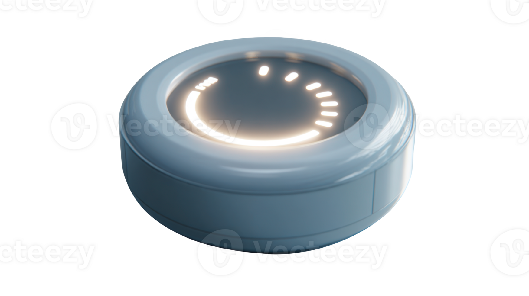 Circular device showing positive feedback on transparent background png