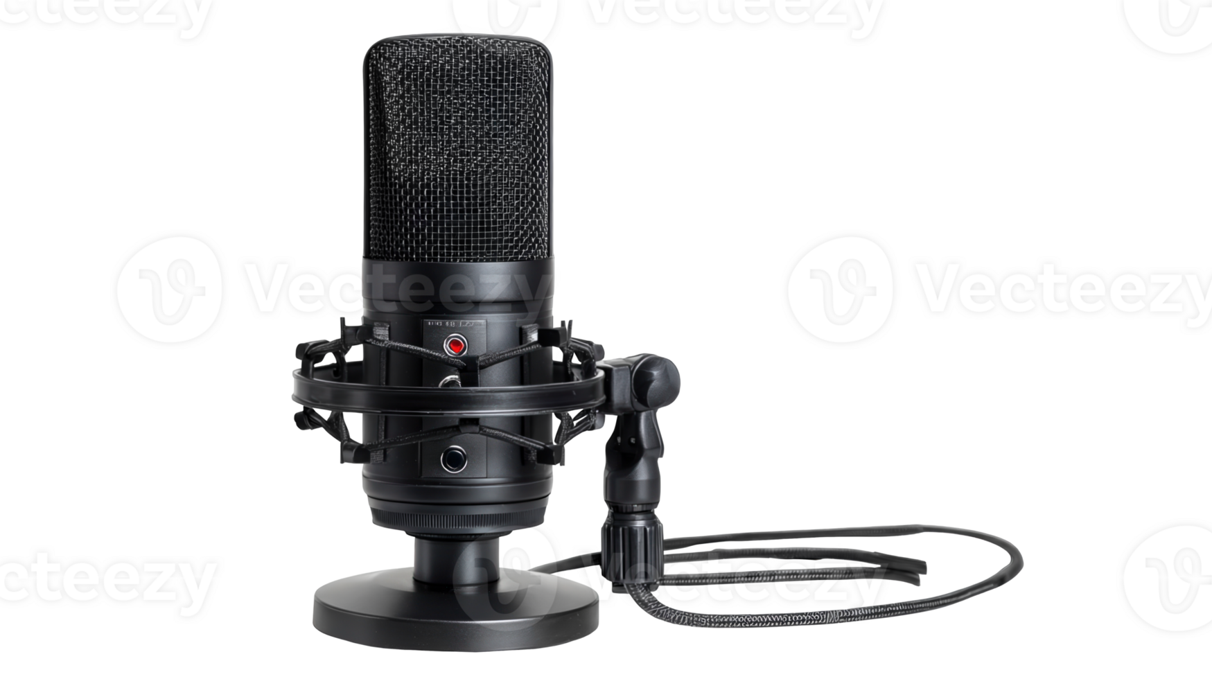 Modern multifunctional microphone with transparent background png