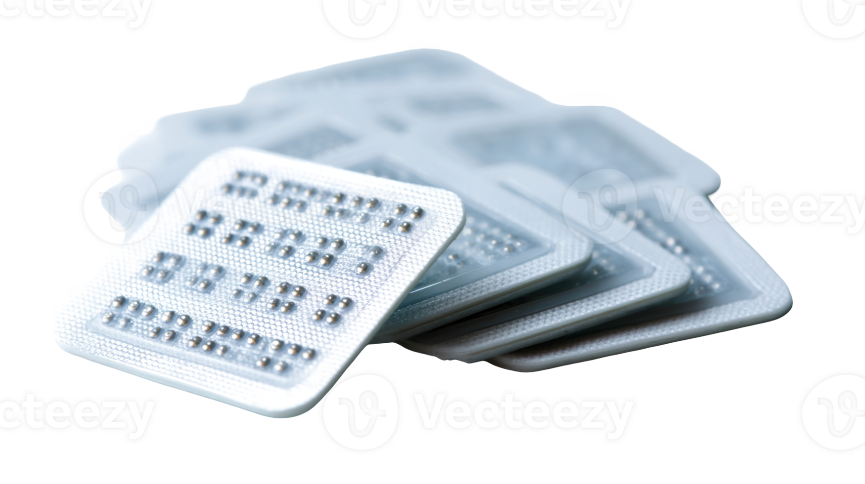 Smart insulin patch delivering microdoses on transparent background png