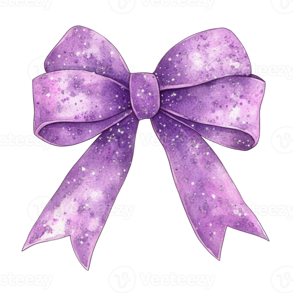Lavender glittery ribbon on transparent background png