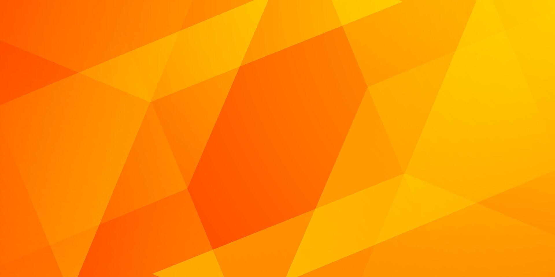 Abstract colorful orange fractal background. Trendy mosaic pattern design. Modern banner background. vector