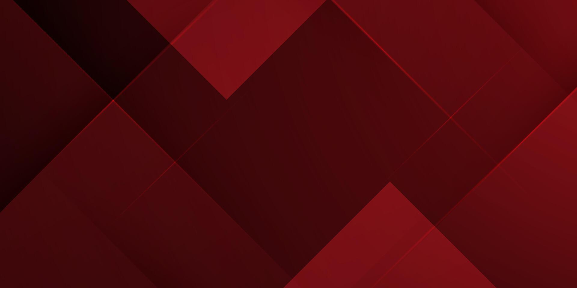 Abstract dark red overlap square theme futuristic background. Papercut design pattern trendy concept background. vector