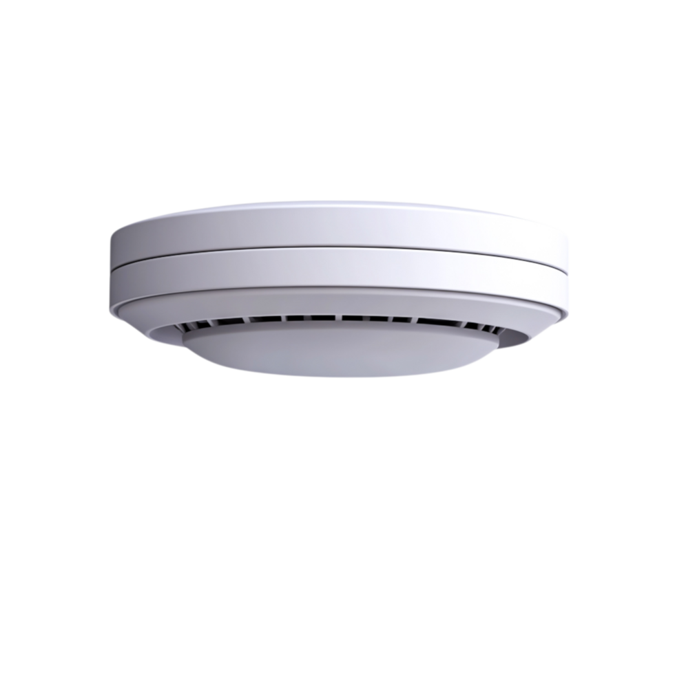 Modern Smoke Detector Safety Device for Home and Office Use on png