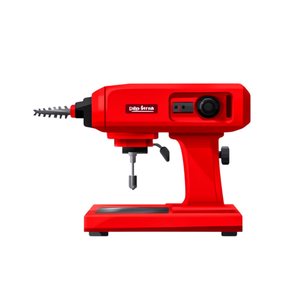 Red Electric Drill Tool for Home Improvement and Renovation Projects png