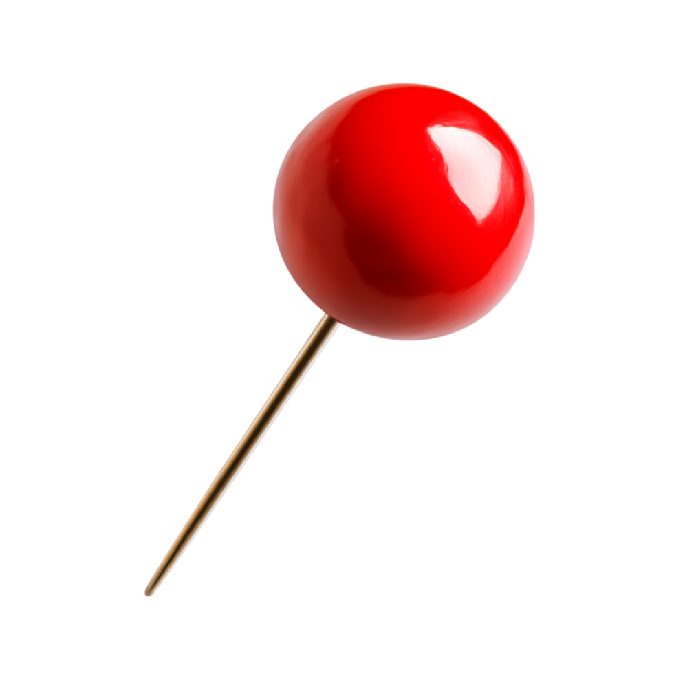 Red Thumbtack for Office and Organizational Use png