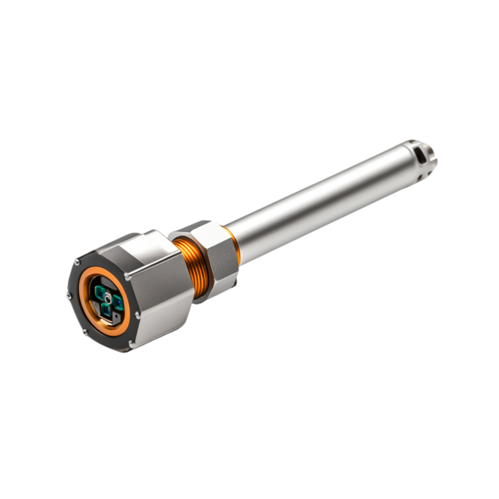 closeup of Metallic Connector with Detailed Internal Structure for Engineering Use png