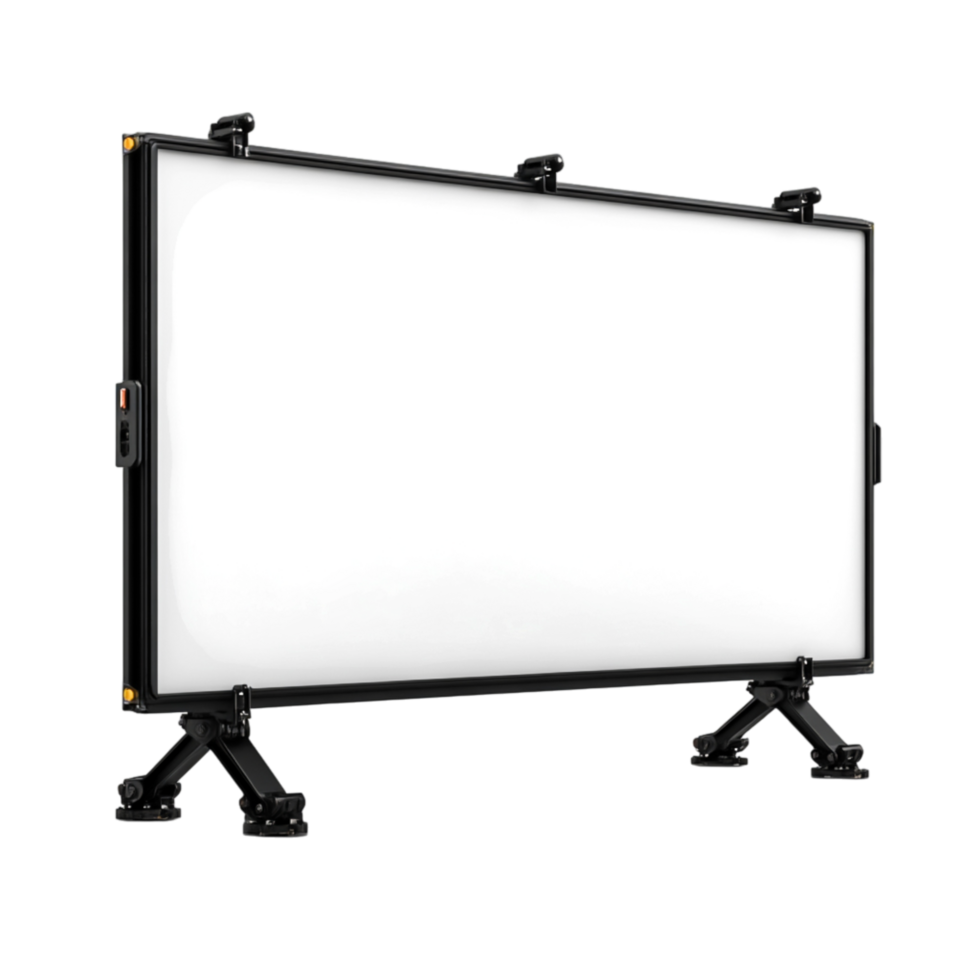 Blank Outdoor LED Display Board for Advertising with Adjustable Supports and Frame png