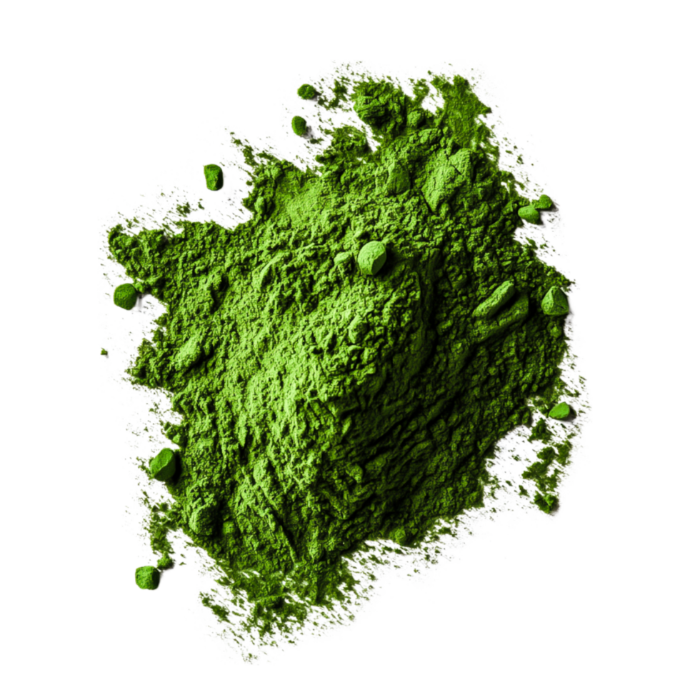 Vibrant Green Powder in a Dynamic Spread for Creative Use png