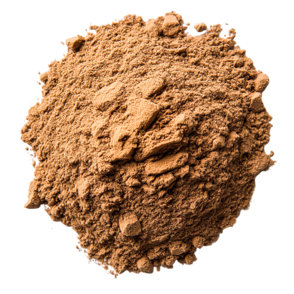 Pile of Fine Brown Sand on for Natural Texture and Construction Use png