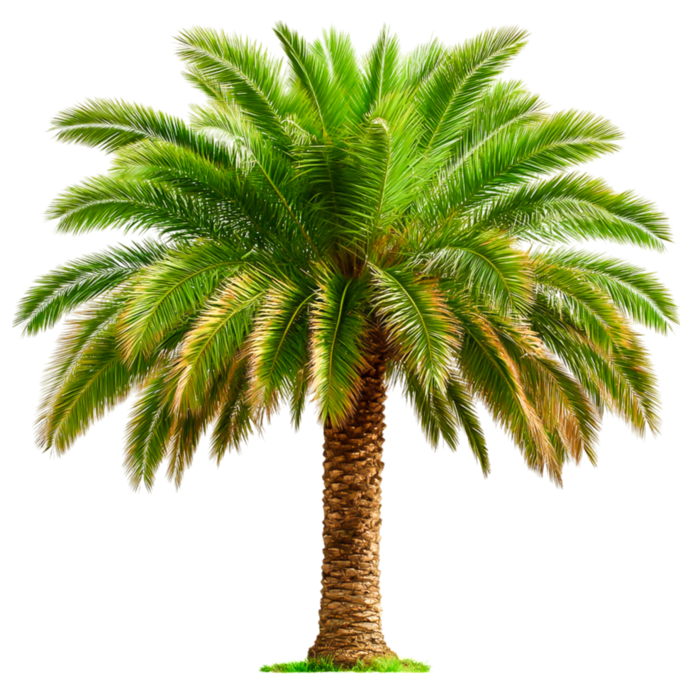 Lush Green Palm Tree Ideal for Tropical Themes png