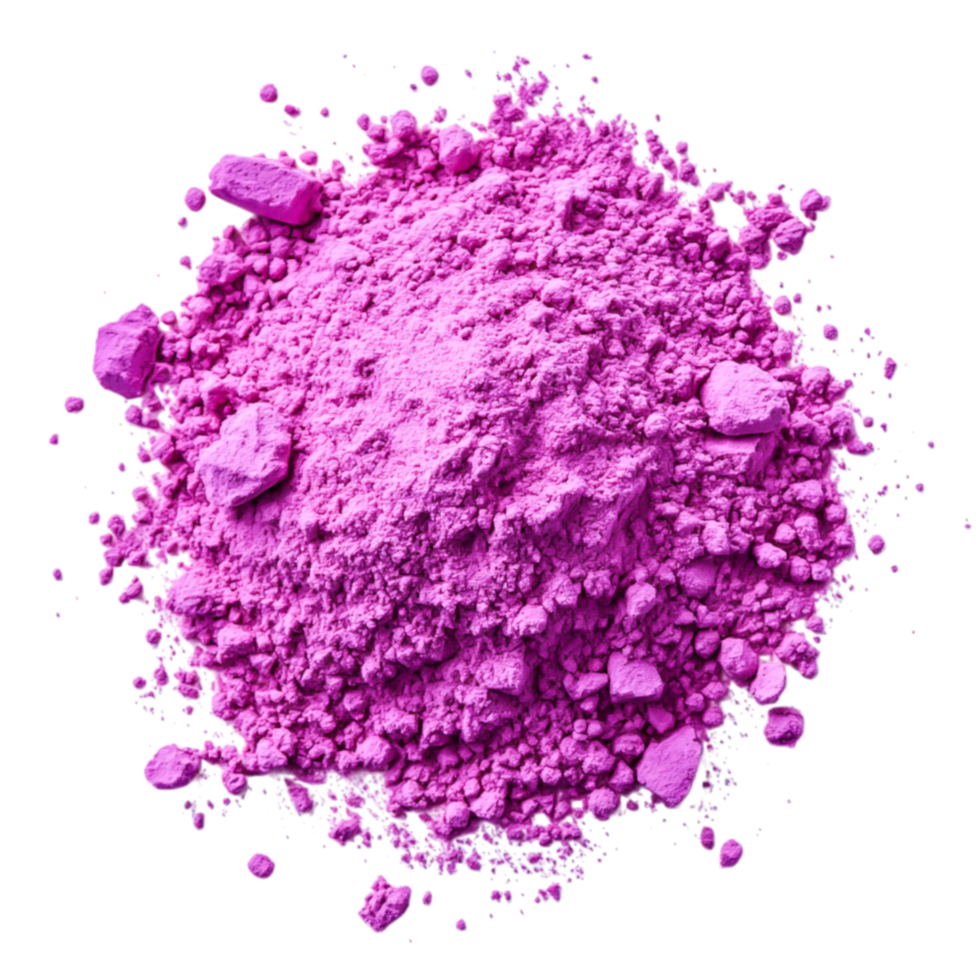 Bright Purple Pigment Powder Pile on for Art and Crafts Projects png