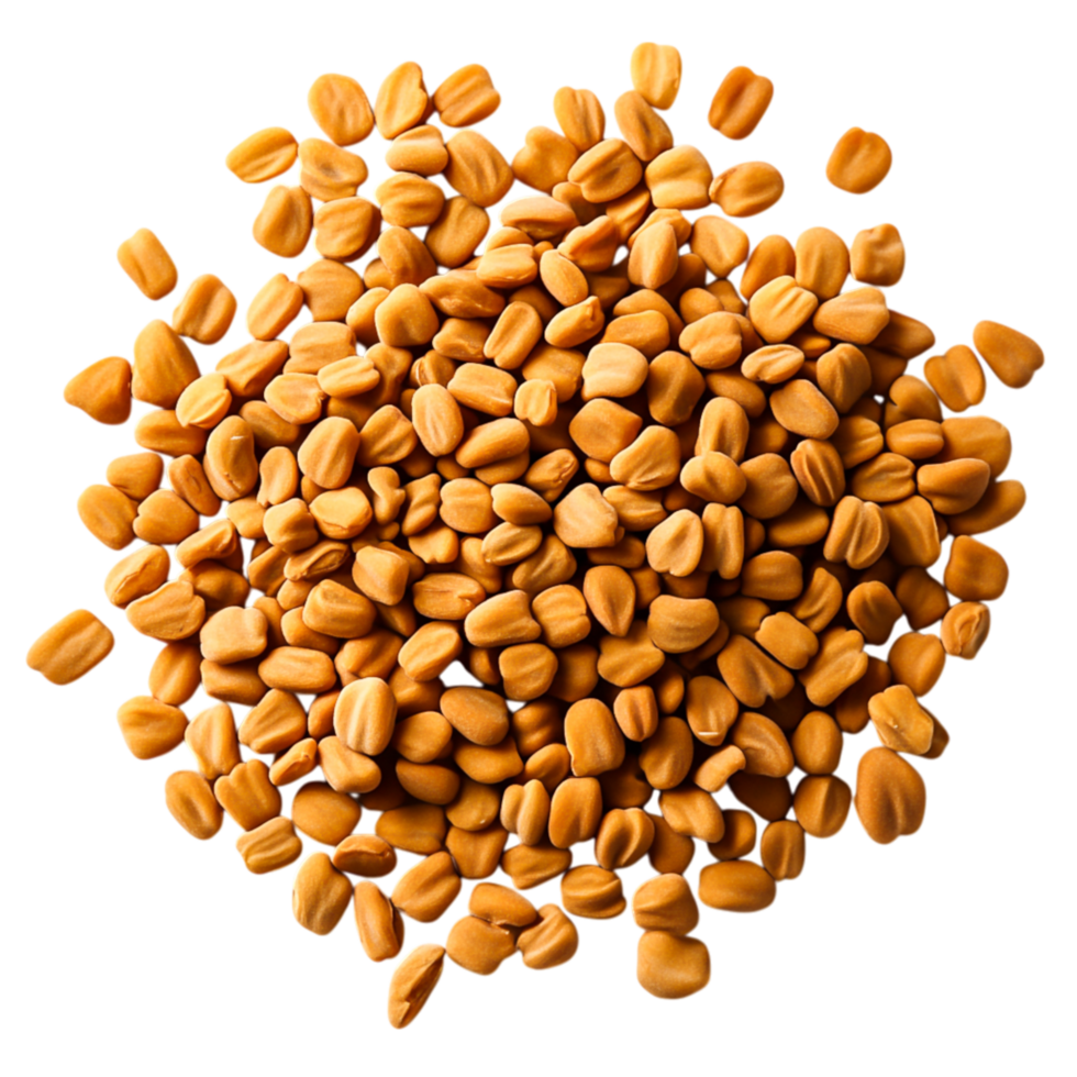 Golden Brown Fenugreek Seeds Pile on for Culinary Use and Health Benefits png