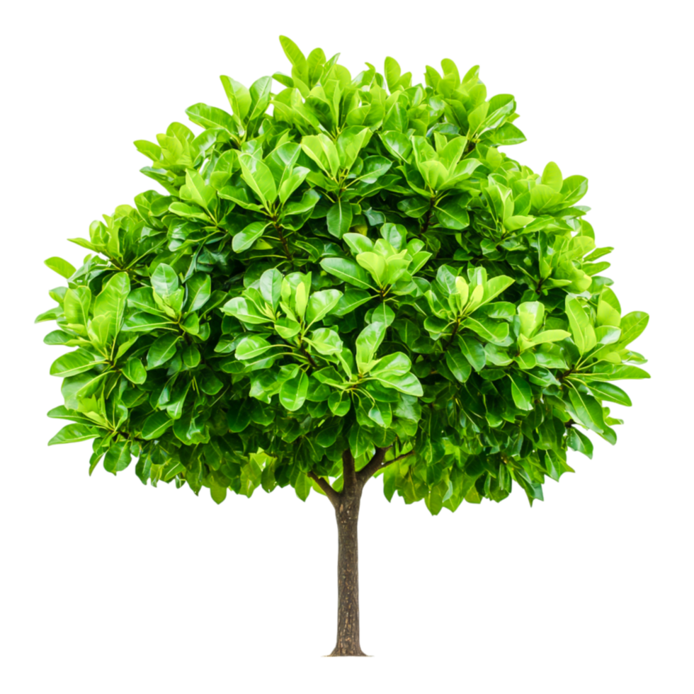 Lush Green Tree with Dense Foliage for Natural Themes png