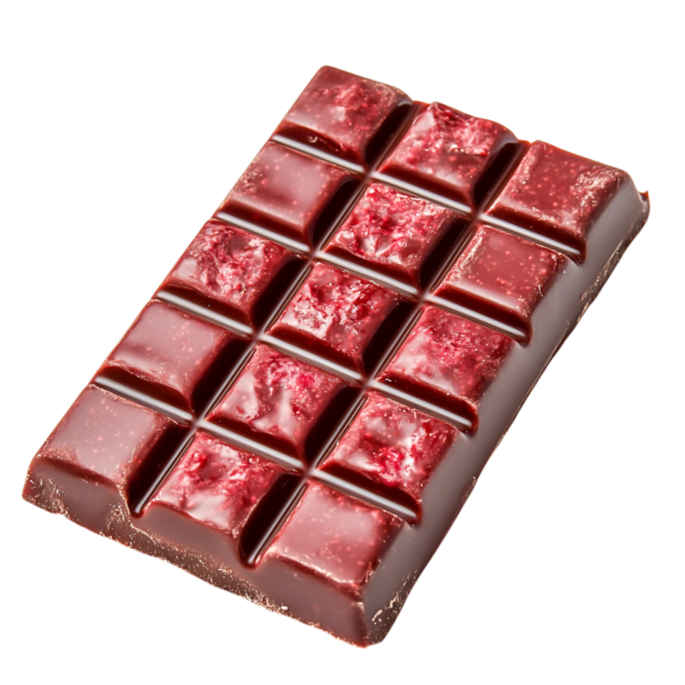 Delicious Dark Chocolate Bar with Smooth Texture and Rich Deep Color png