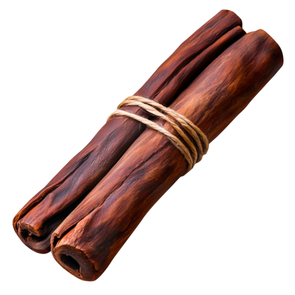 Natural Brown Wooden Sticks Tied with Natural Twine for Rustic Decor and Crafts png