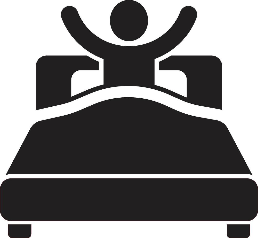 Minimalist Illustration of a Joyful Morning Awakening vector