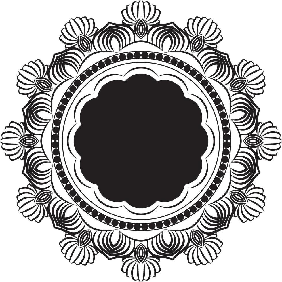 Mandala with Octagonal Symmetry vector