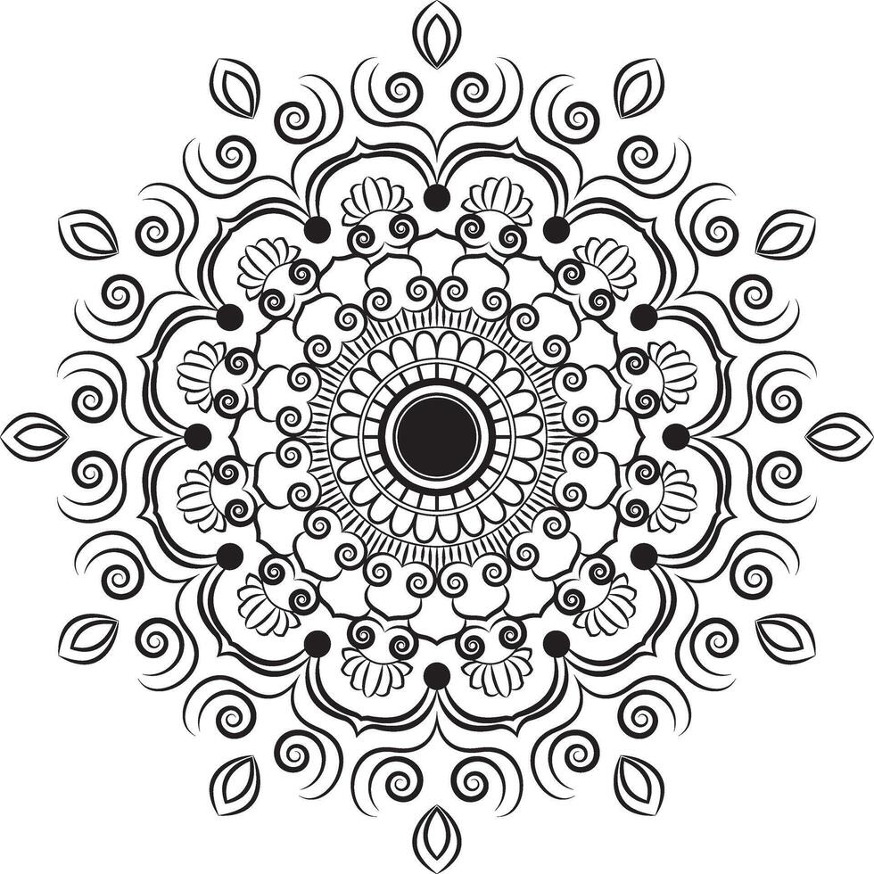 Celtic Knot Inspired Mandala vector