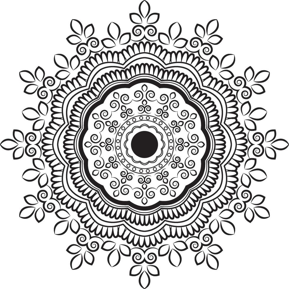 Sacred Geometry Mandala vector