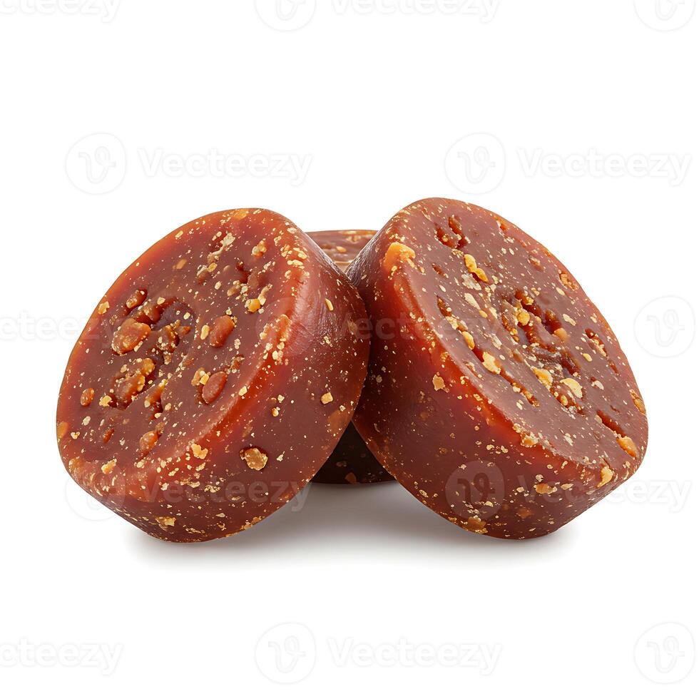 Brown sugar is used to add a sweet taste to dishes photo