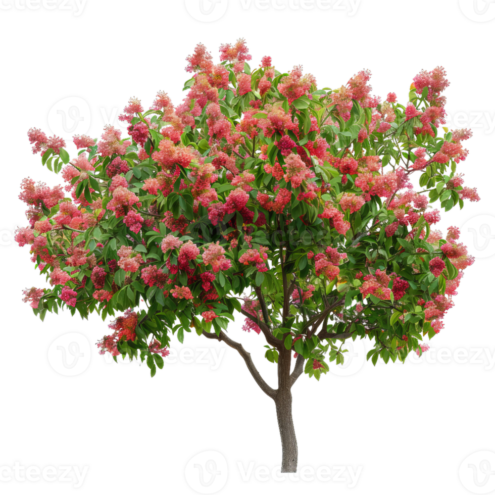 Blooming Tree With Pink Flowers For Spring Designs png