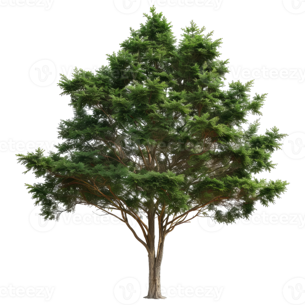 Green Arborvitae Tree With Transparent Background png