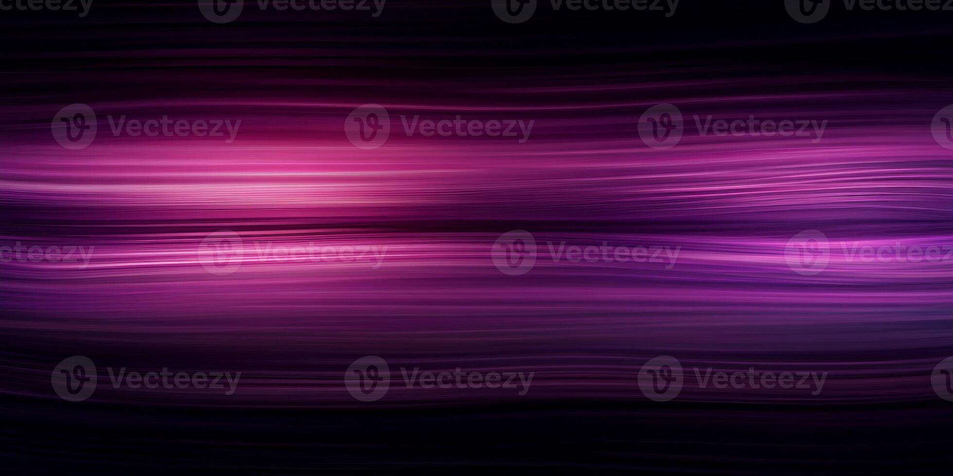 Vibrant purple and pink abstract wave patterns create a dynamic visual experience in a dark setting photo