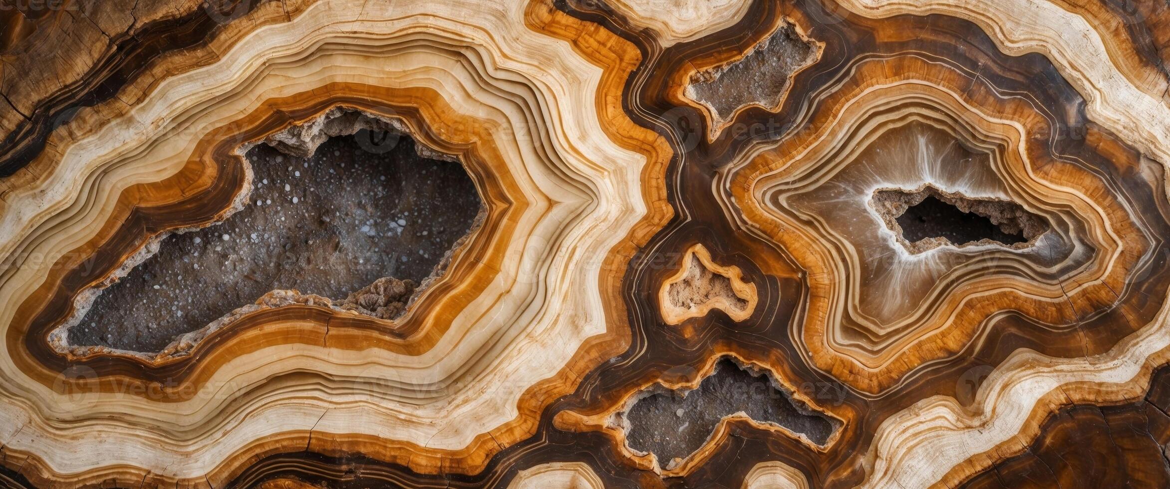 A close up of a piece of wood with a brown and white pattern photo