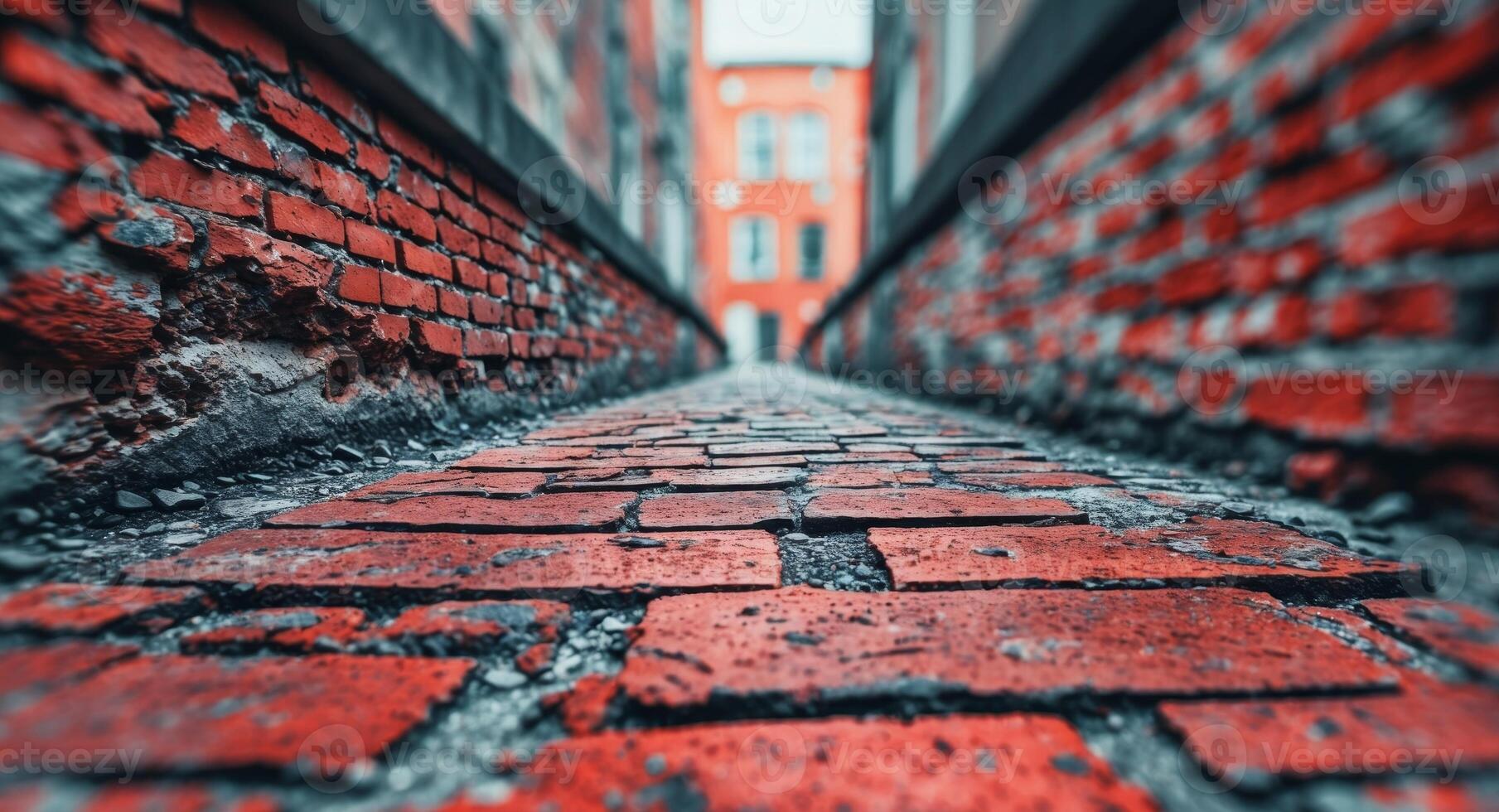 A brick walkway is shown in a photo