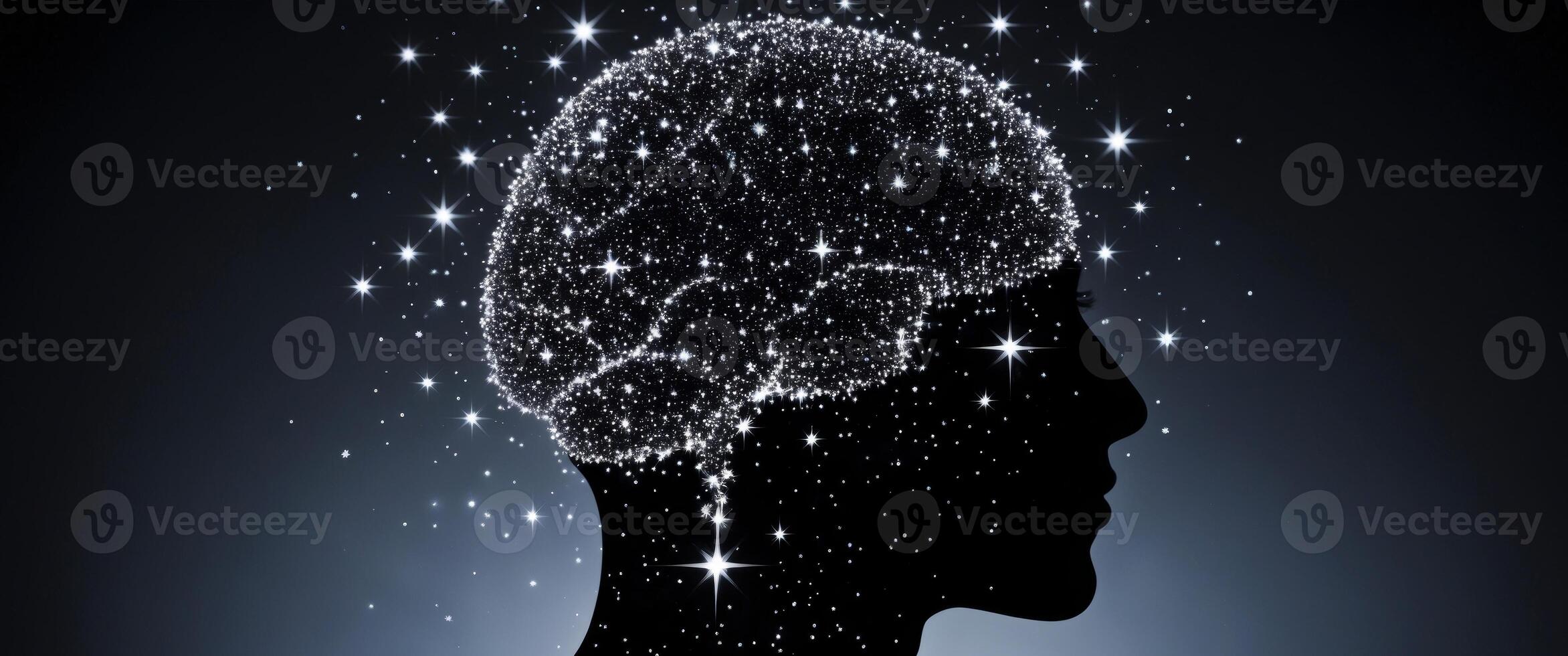 Stellar Intellect. A Conceptual Representation of the Human Mind and Intelligence. photo