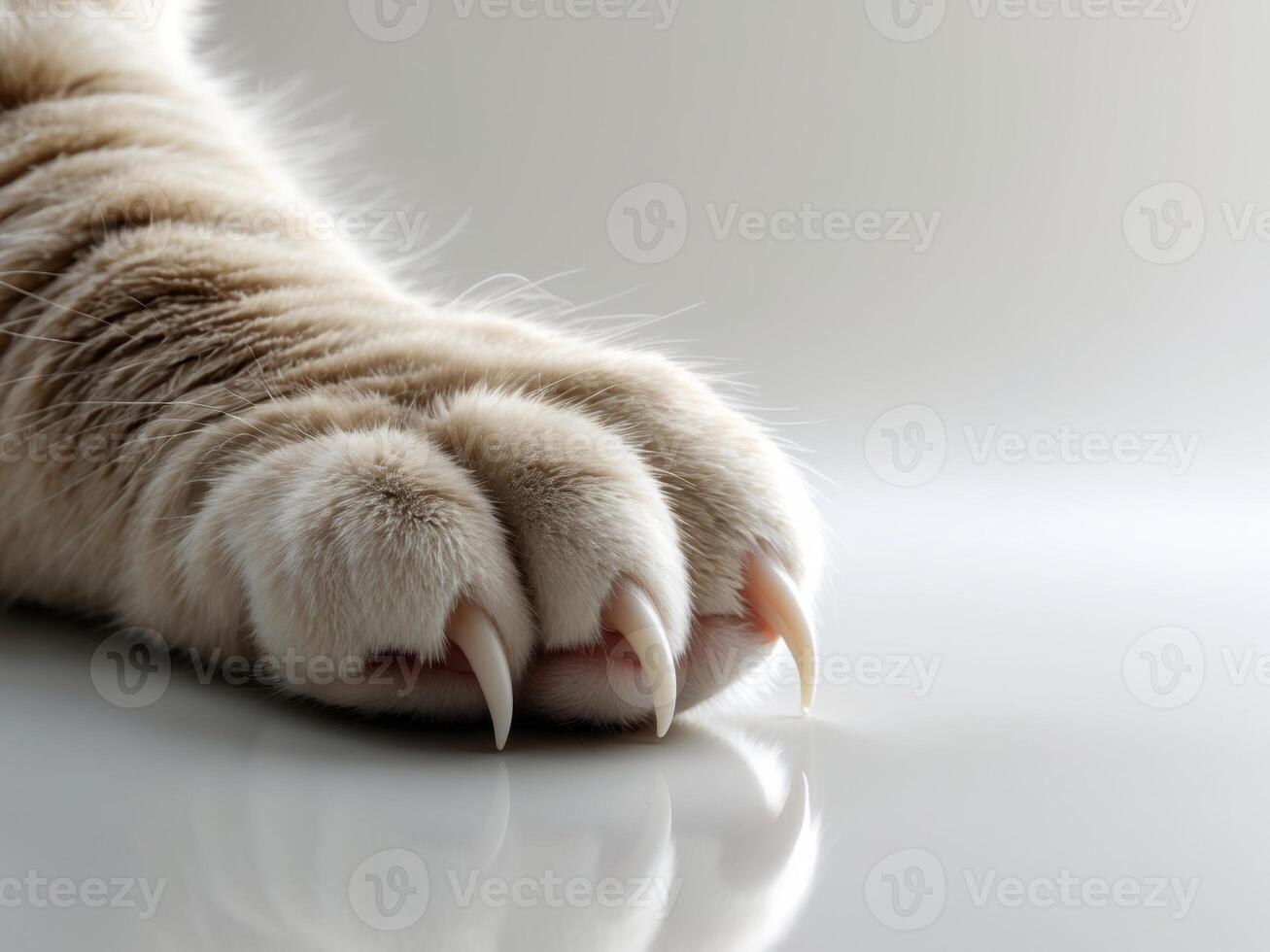 A close up of a cat's claws photo