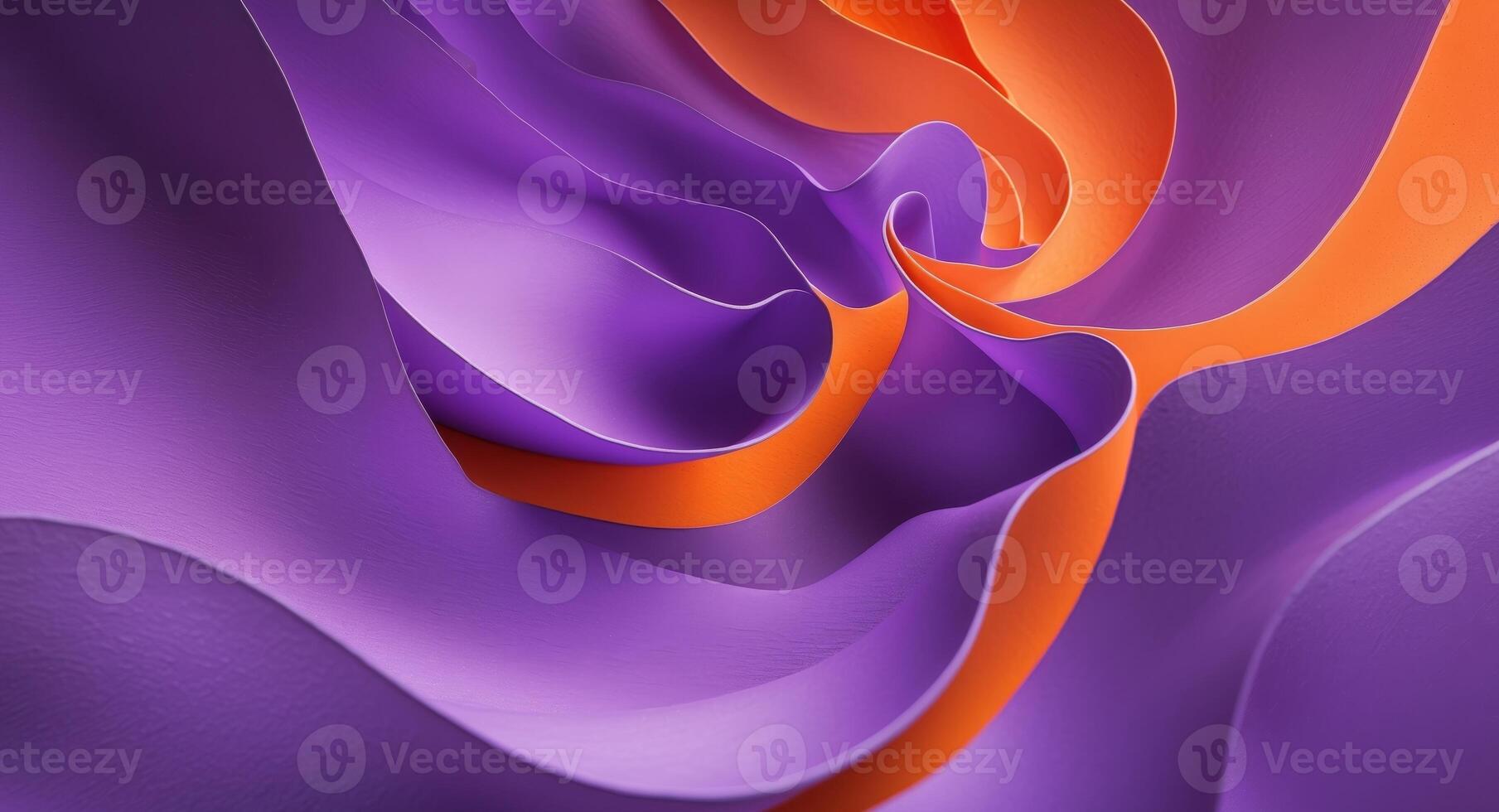 An abstract purple and orange swirl photo