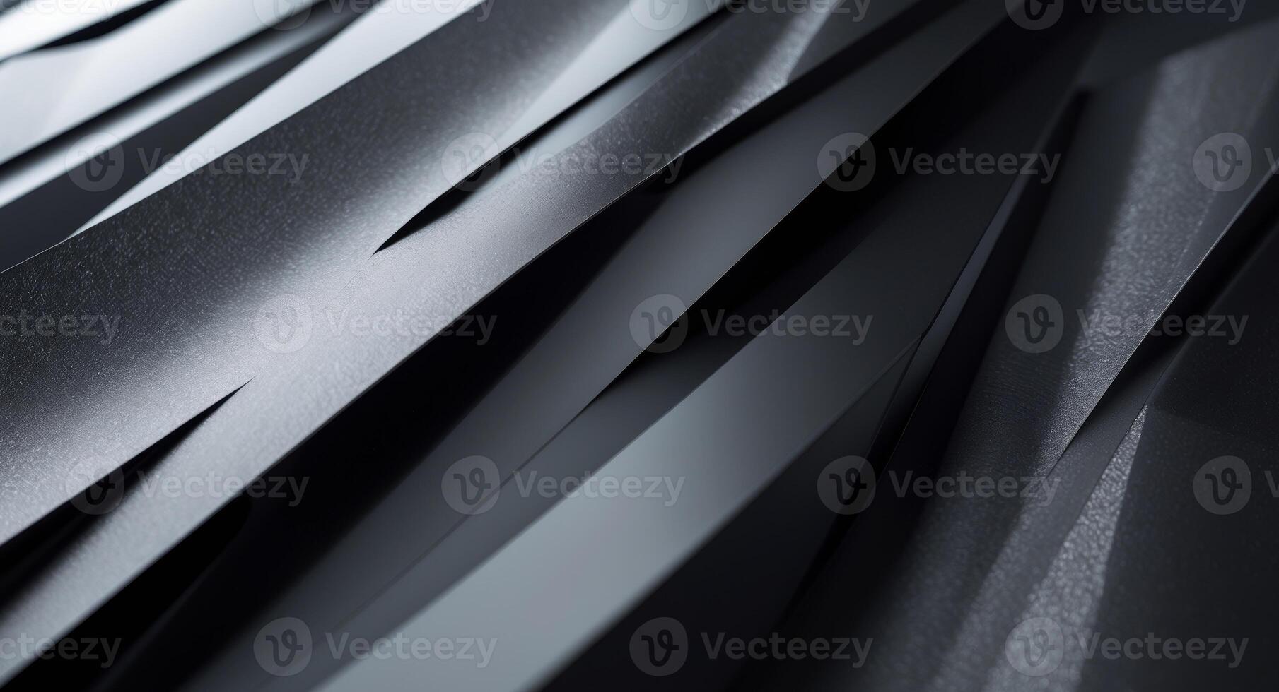 Abstract Dark Gray Pattern, Textured Surface with Sharp Geometric Edges, Modern Design photo