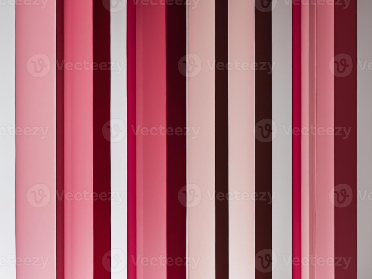 A red and white striped background with a black and white stripe photo