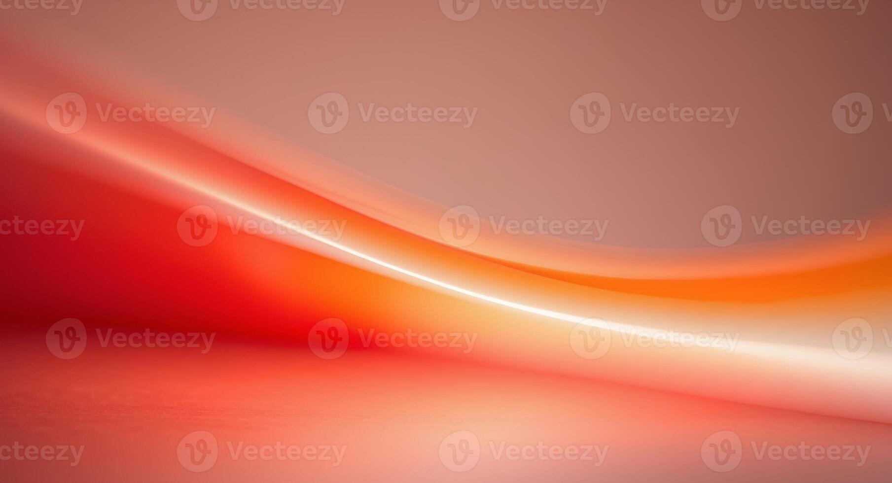 Abstract Glowing Red and Orange Waves with Light Streaks Background Image. photo