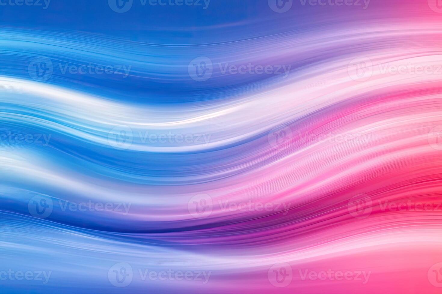 Abstract background with blue and pink waves photo