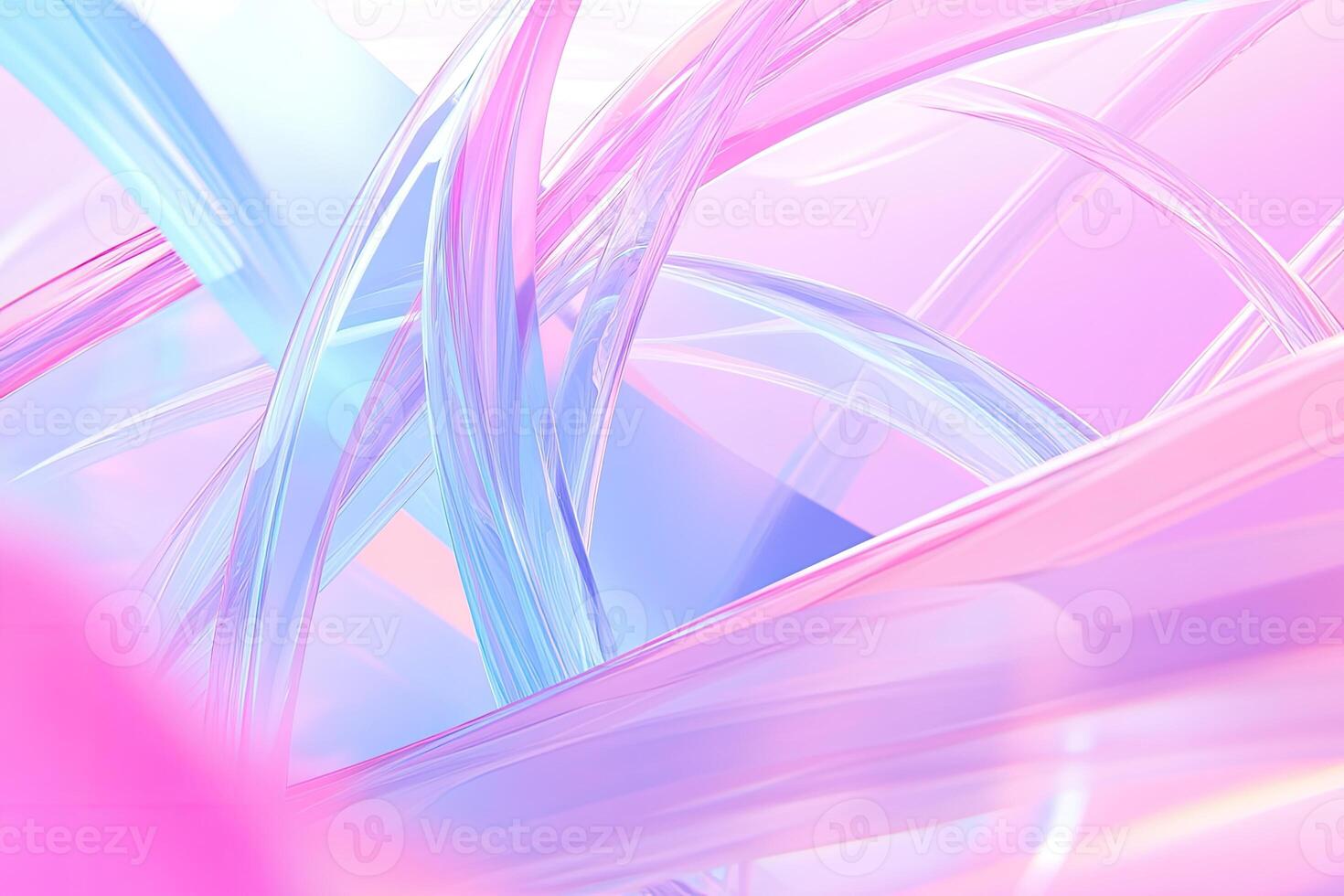 Abstract pink and blue background with a curved shape photo