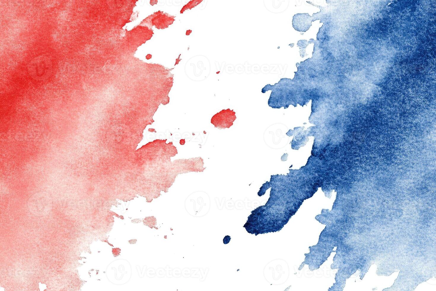 Watercolor paint splashes on a white background photo