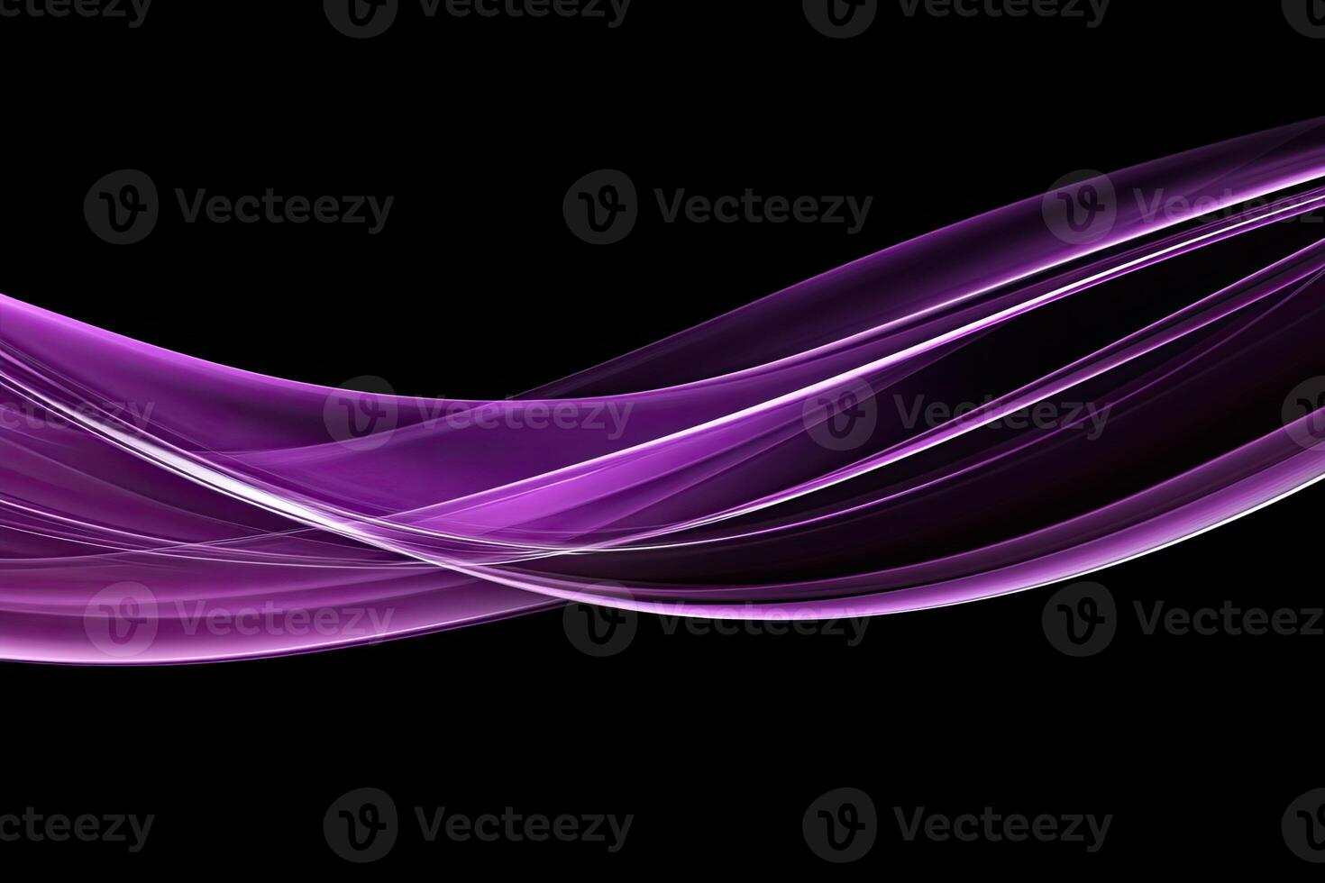 A purple and black background with a wave photo