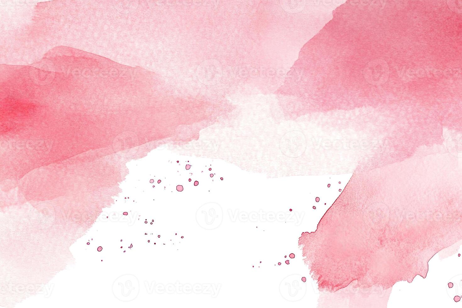 Watercolor pink background with white background photo