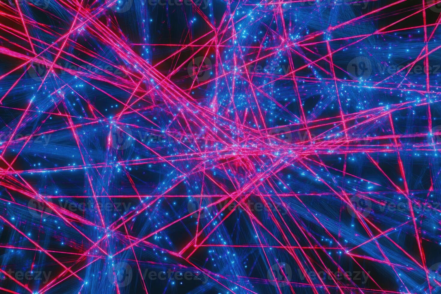 Abstract background with red and blue lines photo