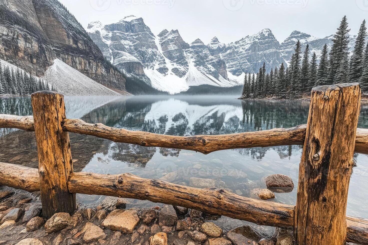 Moraine lake, banff national park, alberta, canada photo