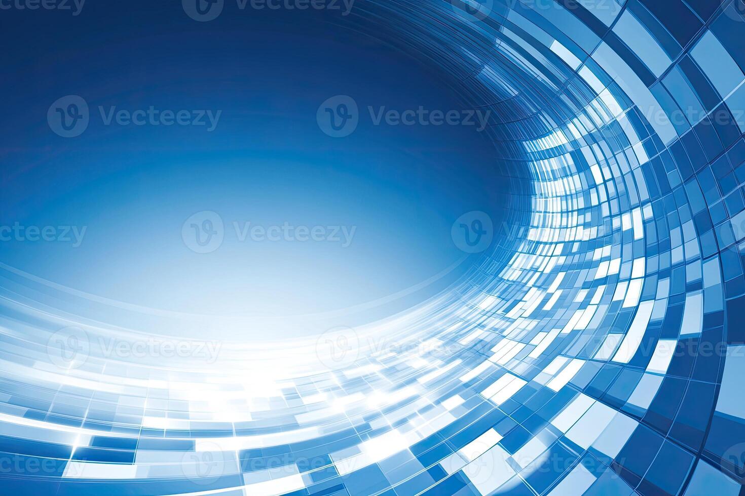 Abstract blue background with a circular shape photo