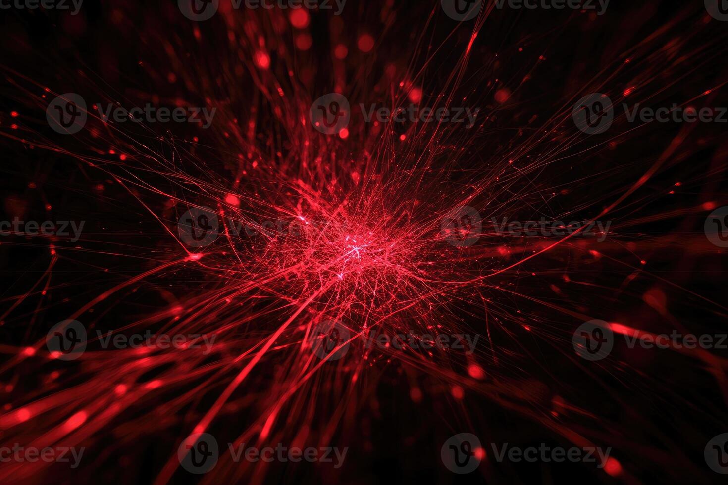 Abstract red light background with a black background photo