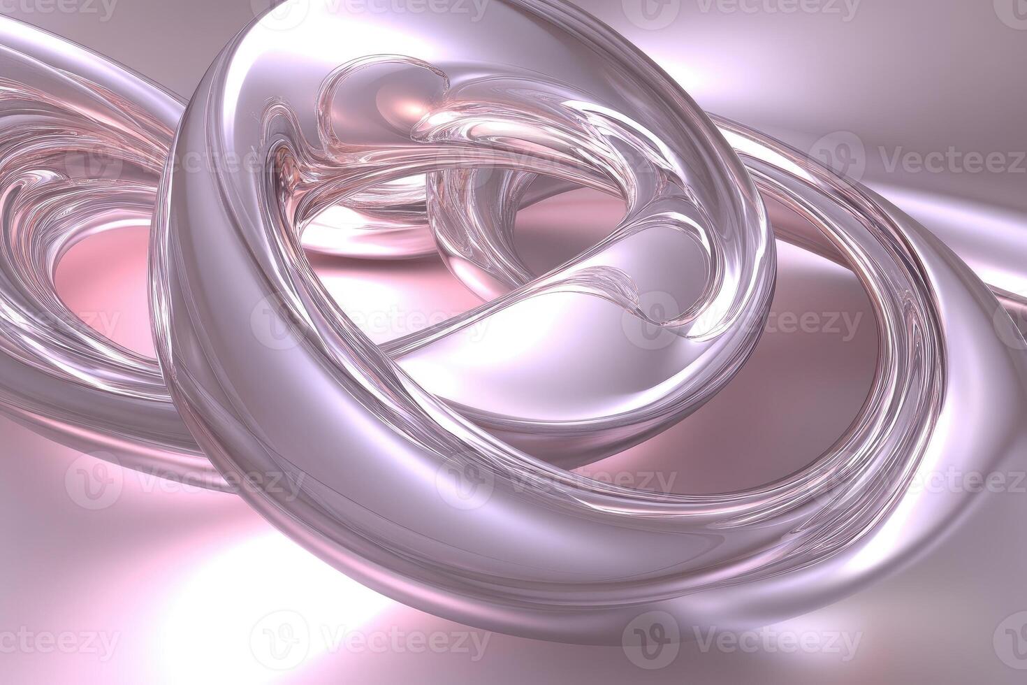 A shiny silver and white abstract design photo