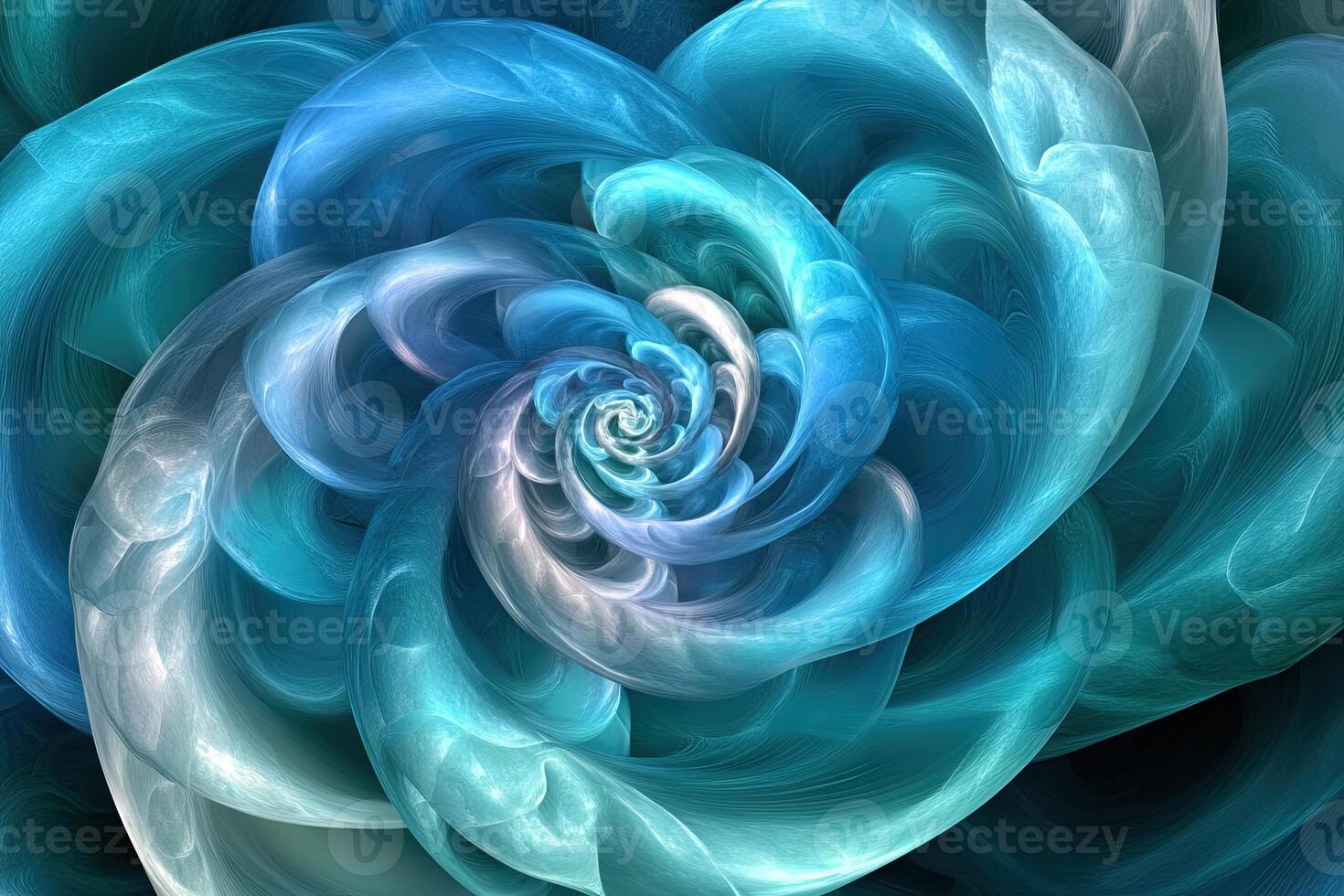 Blue swirls, abstract art, digital art, wallpaper photo