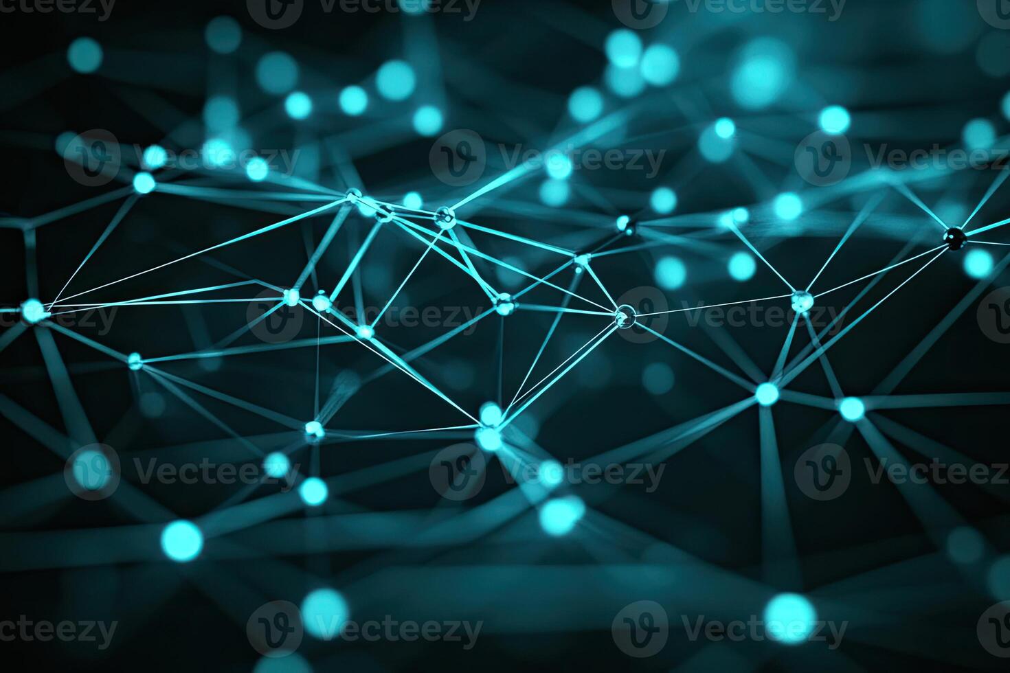 The background of a network of dots photo