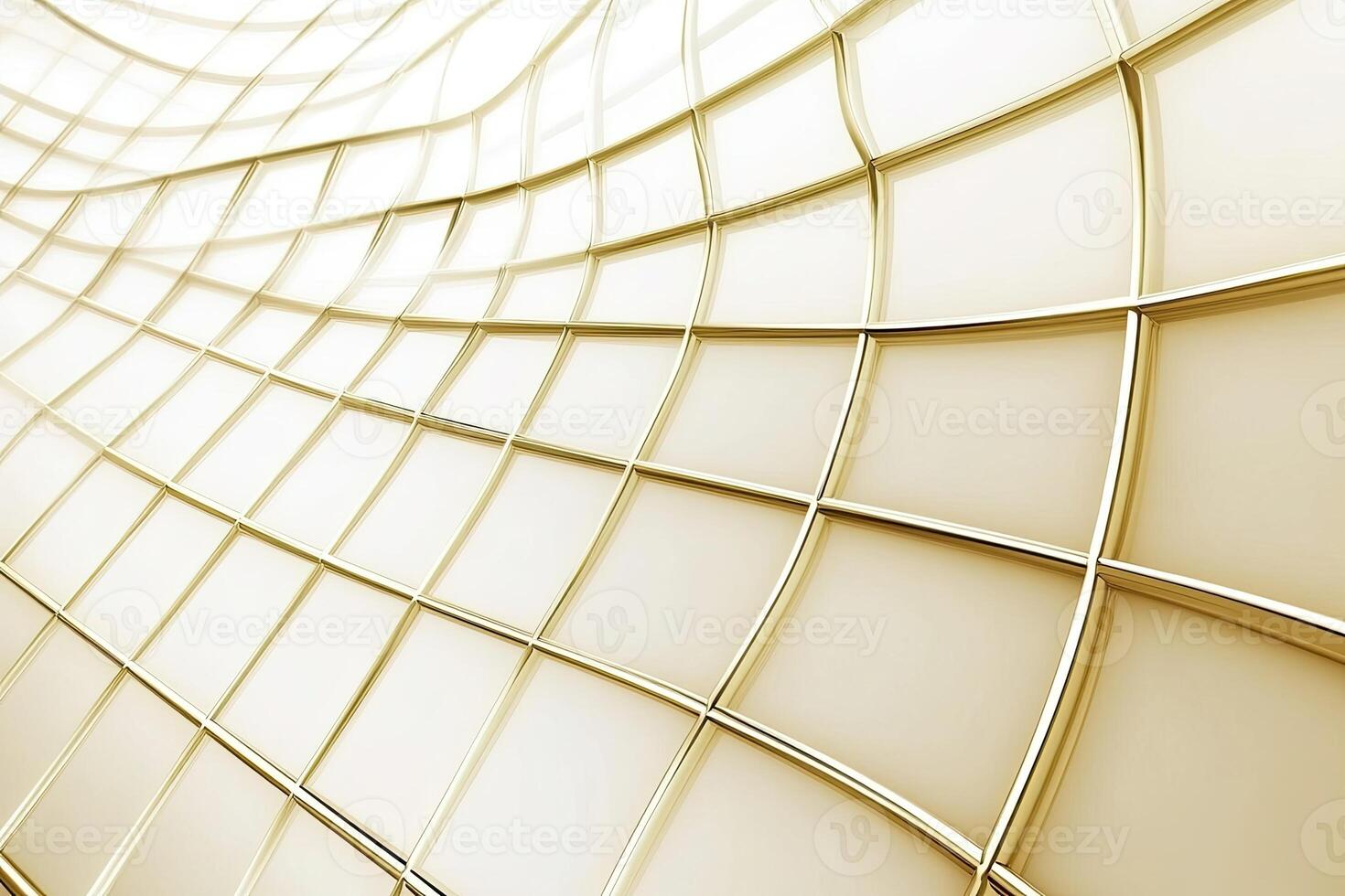 Golden abstract background with lines and squares photo
